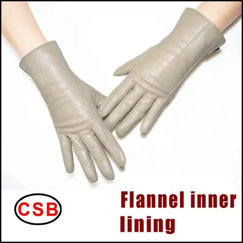 Image de Gants en Cuir Hiver Femme - Écran Tactile & Confort