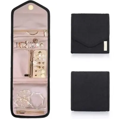 Image de Organisateur de Bijoux Pliable - Sac de Voyage Pratique