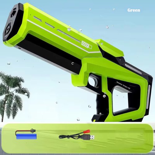 Afbeelding van 43 cm volledig elektrisch automatisch wateropslagpistool speelgoed draagbare kinderen zomer strand b...