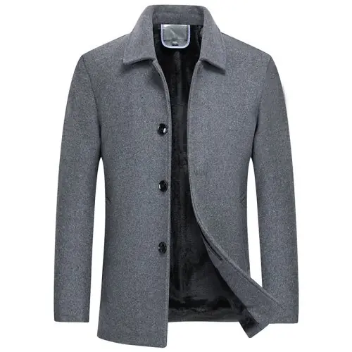 Image de Veste Homme Slim Fit en Laine Chaude - Outchester