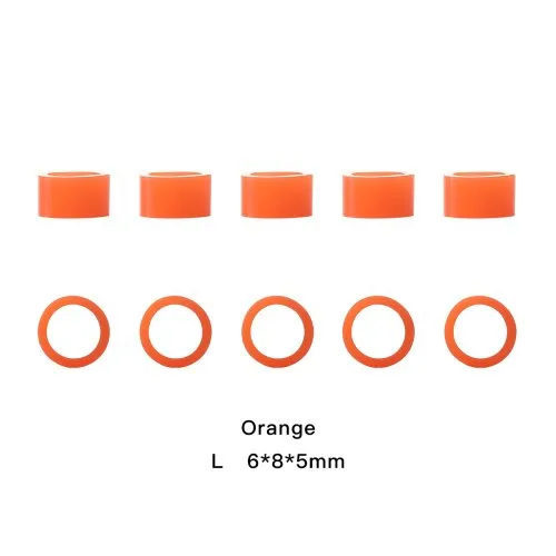 100 piezas grande naranja