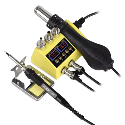 Image de Station de Soudage 2 en 1 750W - Fer à Souder + Pistolet Air Chaud