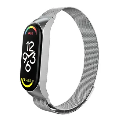Image de Bracelet Milanais en Acier Inoxydable pour Xiaomi Mi Band 8, 7, 6, 5, 4