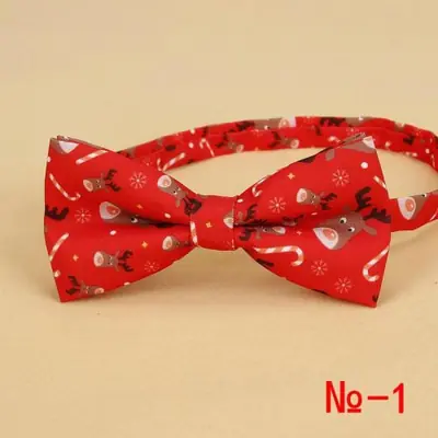 Image de Papillon de Noël en Coton - Motif Flocon & Arbre