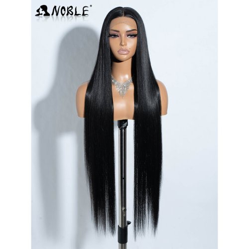 Bild von Elegante Synthetische Lace-Front-Perücke – 38 Zoll, Blonde, Hochdicht