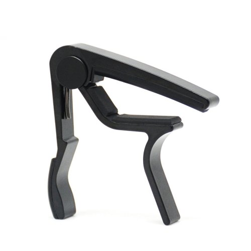 Gitarren-Capo für Akustik-und E-Gitarren Einhand-Capos schwarz