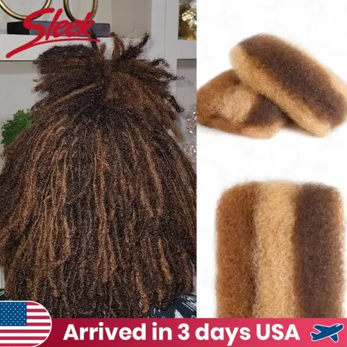 Image de Cheveux Afro Bouclés Naturels - Extensions Remy 100% Humains