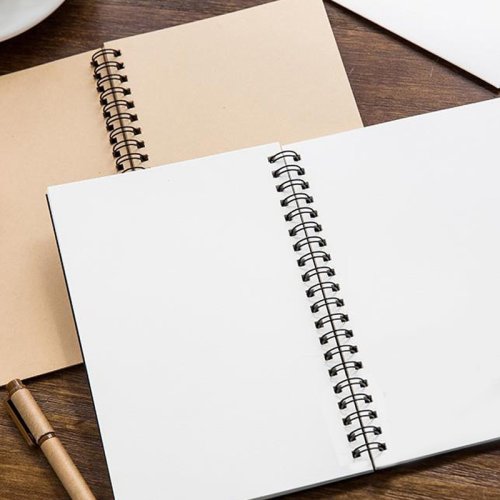 Immagine di Quaderno Ecologico a Spirale con Copertina Kraft