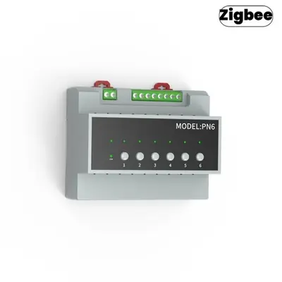Image de Module Relais Smart 6 Voies Tuya - Contrôle à Distance WiFi & Zigbee