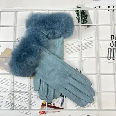 Image de Gants Hiver Chauds pour Femmes - Touch Screen & Peluche