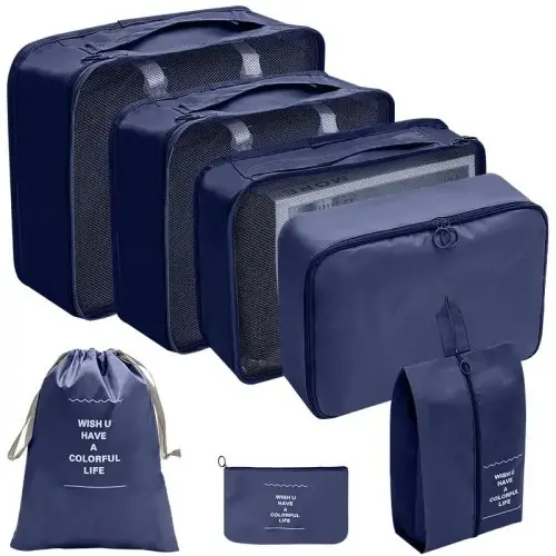 7 Pcs Navy Blue