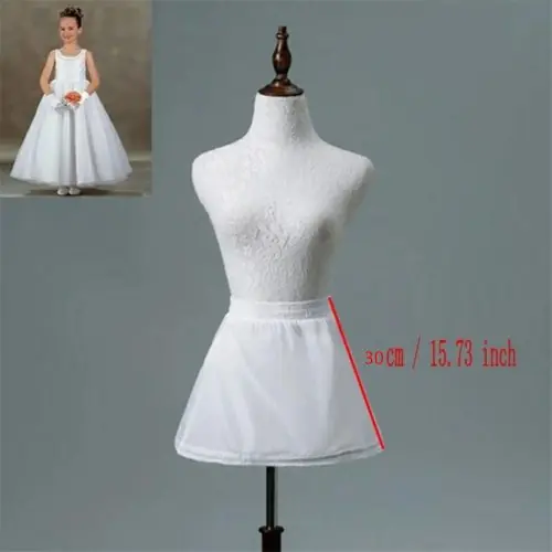 Image de Jupon Crinoline Enfant - Robe de Bal Blanche Trapèze