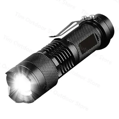 Image de Mini Lampe Torche LED Tactique Zoomable