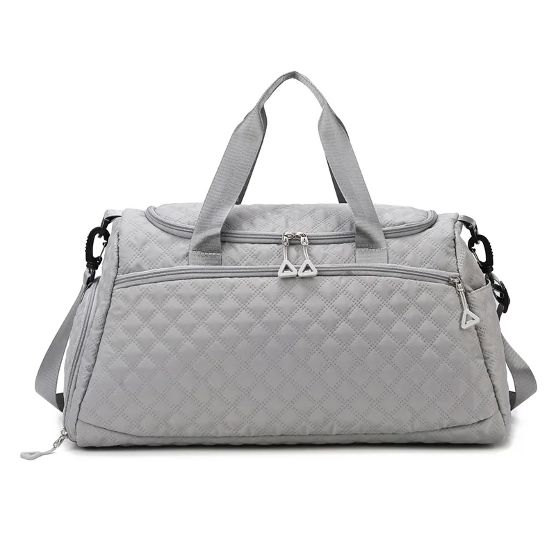 Immagine di Nuovo borsone da viaggio Oxford per uomo donna borsa sportiva impermeabile palestra spalla weekender borse da notte borse tote di grande capacità