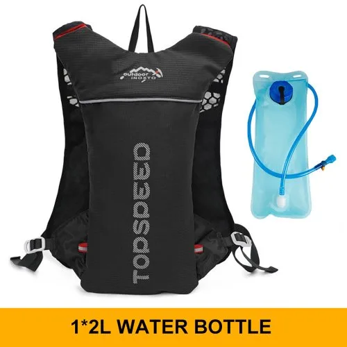 Schwarz 2l wasser Tasche