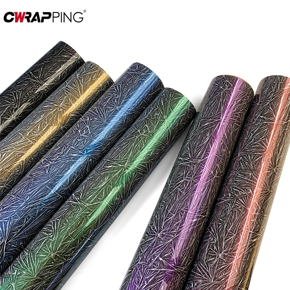 Immagine di Adesivi per auto Creative Ice Crackle pellicola protettiva per involucro in vinile adesivo antigraffio impermeabile per accessori per auto da moto
