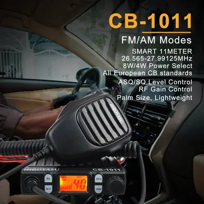 Image de Talkie-Walkie CB 27 MHz - 8W, 40 Canaux, FM/AM
