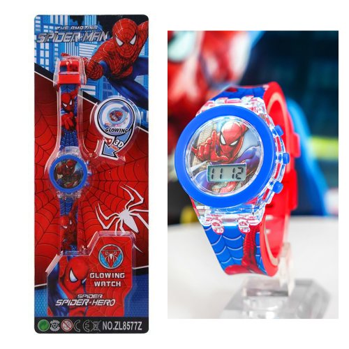 Kinderhorloge met Flitslicht en Cartoon Motief – Digitale Klok voor Meisjes en Jongens, Ideaal als Schoolgeschenk of Verjaardagscadeau