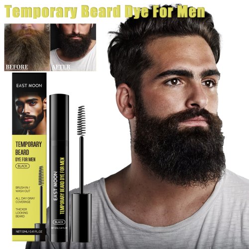 Image de Teinture Barbe Noire Temporaire - Stylo Portable