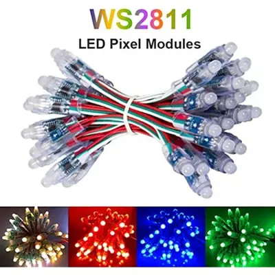 Image de LED Pixels RGB 50 pcs - Étanches IP68 & Contrôle Numérique