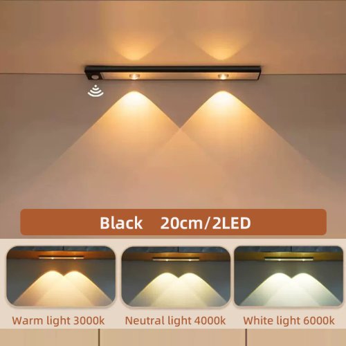 Immagine di Sensore di movimento a LED Luce notturna ultra sottile senza fili USB LED Luce refrigerante per vino...