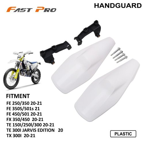 Zdjęcie Osłony dłoni Jelca Protector z reflektorem i lampą czołową – idealne akcesoria motocyklowe dla Husqvarna FE250, FE300, FE450, TE250, TE350, TX501