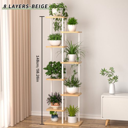 Image de Étagère Jardin en Bois - 5, 6 ou 8 Niveaux