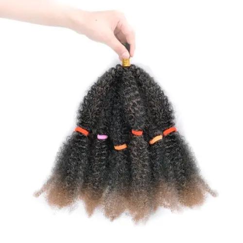 Image de Cheveux Crépus Pré-Tressés - Extensions Synthétiques Torsion