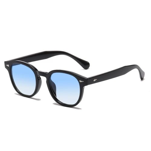 Negro degradado azul