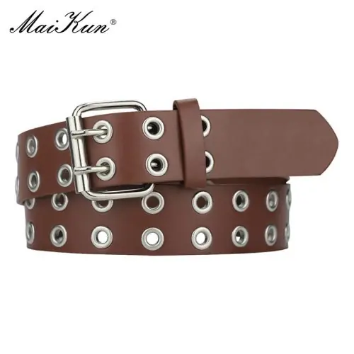 Image de Ceinture en Cuir Punk Gothique pour Femme