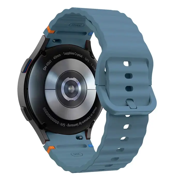 Image de Bracelet Silicone pour Samsung Galaxy Watch 7/6/5 - Élégant & Confortable