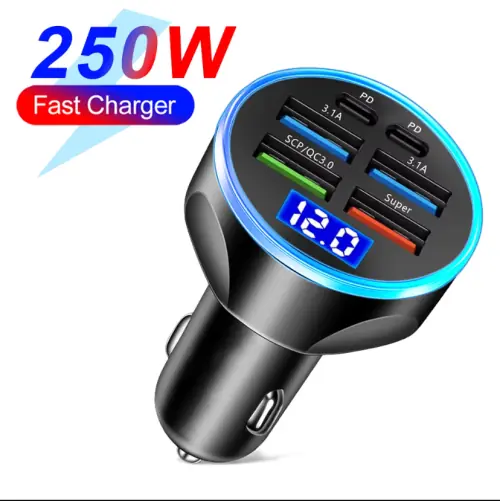 6 port volt écran