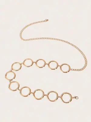 Image de Ceinture Chaîne Dorée Élégante pour Femmes