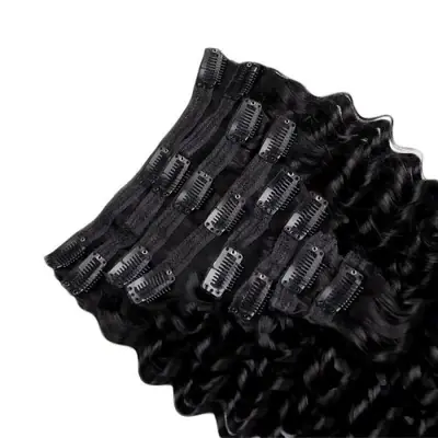 Image de Extensions Cheveux Brésiliens Ondulés - 8 Pièces Naturelles