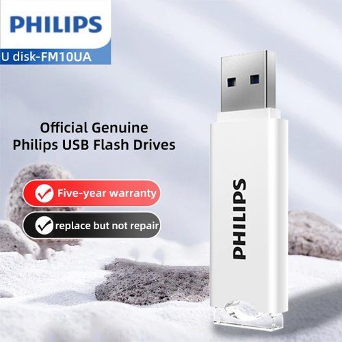 Zdjęcie Pamięć USB Philips 2.0 o pojemności 64 GB – idealna do przechowywania zdjęć, filmów, muzyki i dokumentów