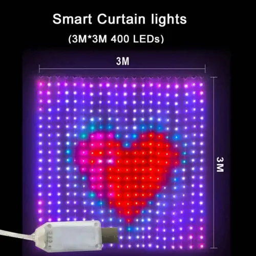 USB-3x3m 400LEDs