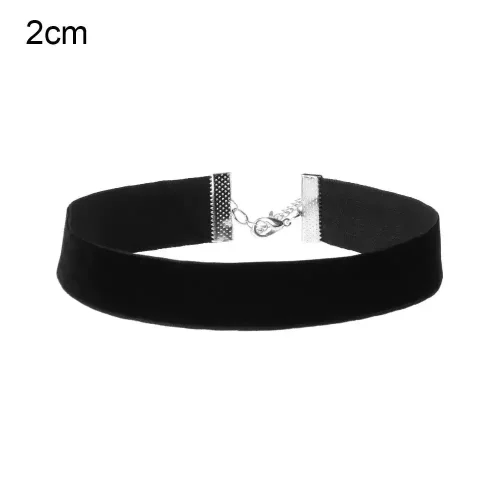 Imagen de Collar Gótico de Terciopelo Negro Ajustable