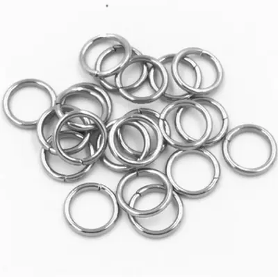 Image de Bagues ouvertes en acier inoxydable pour bijoux DIY