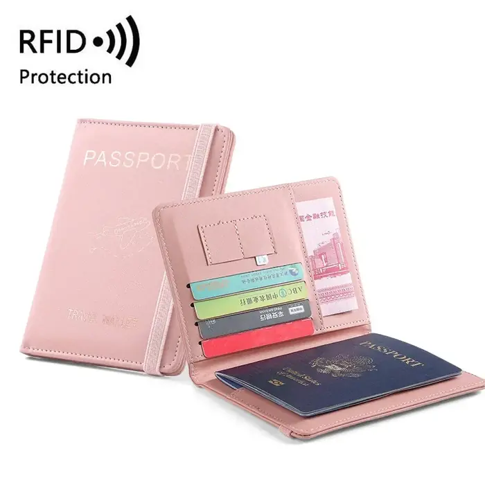 Image de Portefeuille RFID Vintage en Cuir PU - Protection Multi-Fonctions