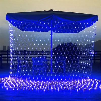 Image de Rideau Lumineux LED Étanche 2x2m & 3x2m - Décoration Noël, Mariage, Jardin