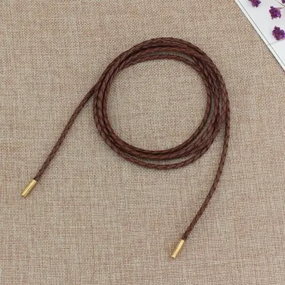 Image de Ceinture Fine en Cuir pour Femme - Style Élégant & Décoratif