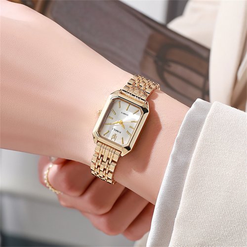 Imagen de Reloj de Mujer de Lujo con Correa de Acero Inoxidable