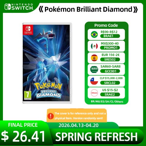 Imagen de Pokémon Brillante Diamante - Edición Estándar para Nintendo Switch