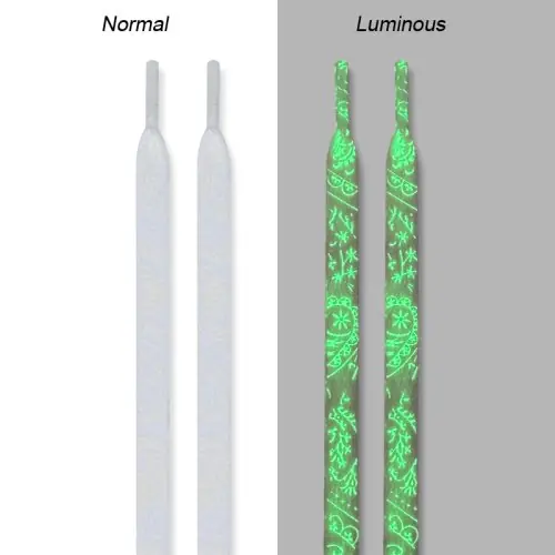 Image de Lacets Lumineux Fluorescents pour Baskets