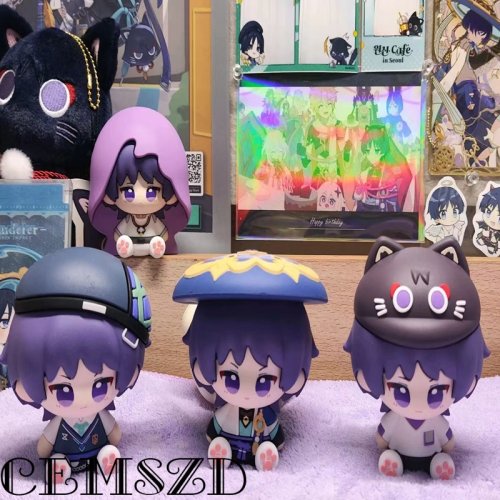 Afbeelding van Genshin Impact Wanderer Cosplay Figuur - 8cm Desktop Ornament