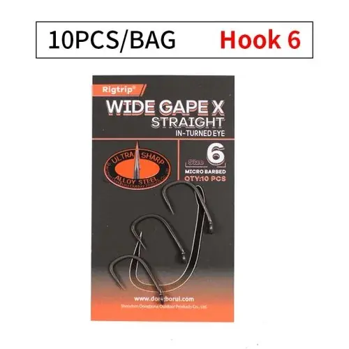 Image de Hameçons Carpe Ultra Tranchants - 10 pcs