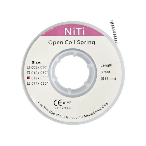Afbeelding van Orthodontische NITI Open Veer – Precisie voor Tandbeweging