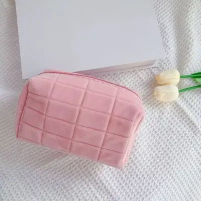 Image de Trousse de Maquillage Peluche Portable