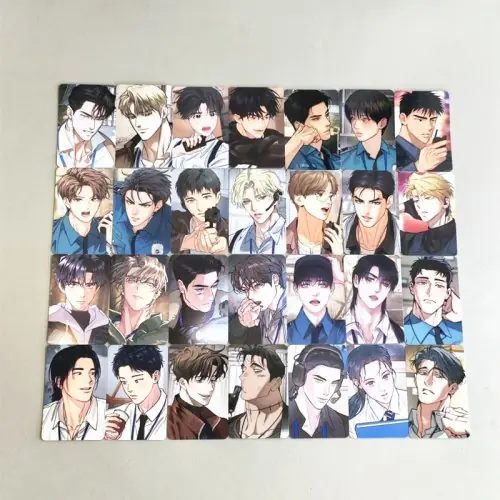 Image de Cartes Webtoon Coréennes - Collection de 28 Cartes Lomo