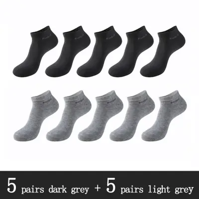 Image de Chaussettes Homme Bambou Respirantes - Pack de 10